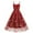 Red, variant on TIANEK Bridal Shower Dress for Female,Fashion Prom Gown Sundress,Summer Halter V-Neck Patchwork Floral Comfortable Black Birthday Dress Sleeveless Long Dress
