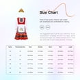 thumbnail image 7 of Aislor Girls Russian Traditional Dance Dress Ethnic Exquisite Stage Performance Outfit Red White 110, 7 of 7