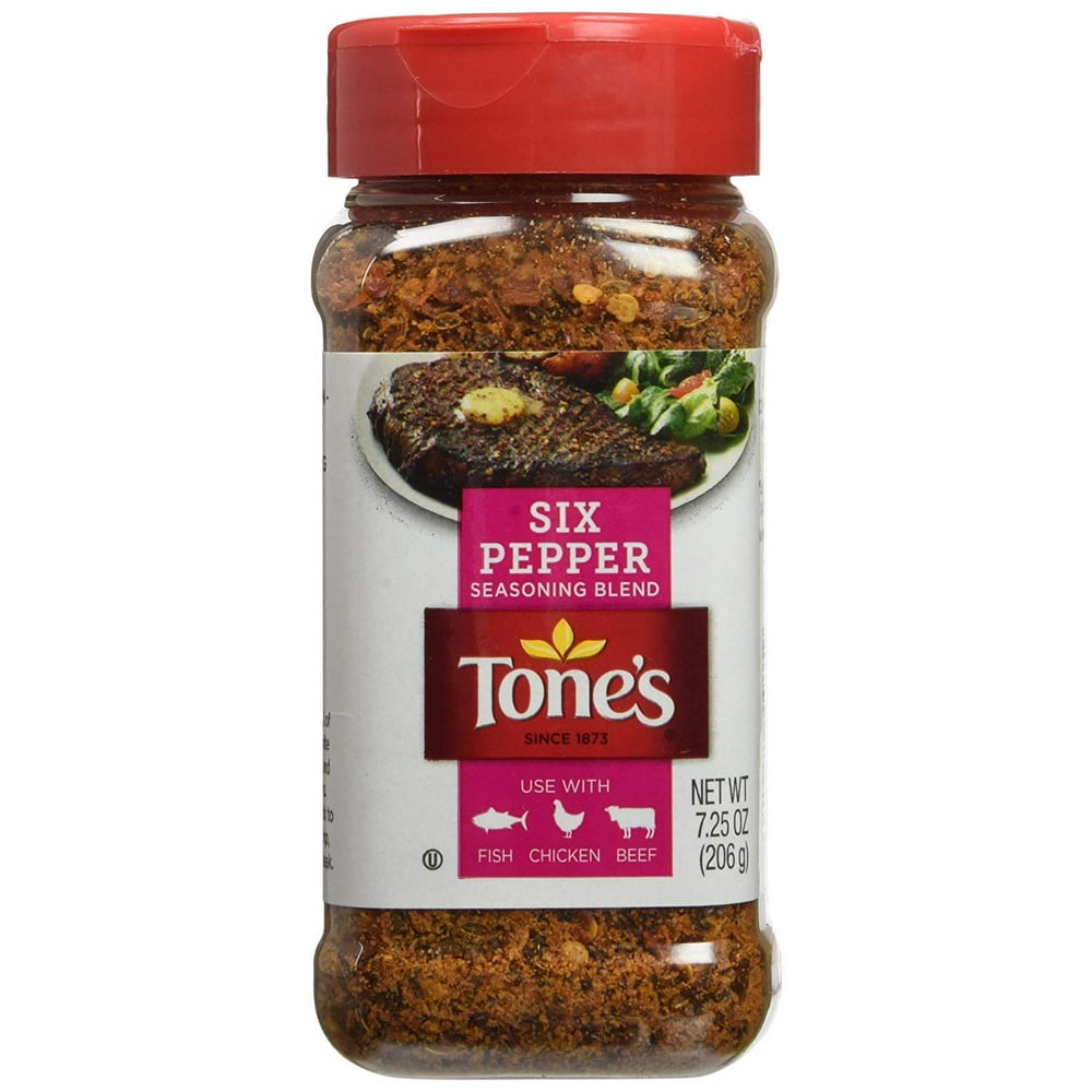 Tone's Six Pepper Blend, 7.25 Oz