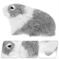 thumbnail image 4 of Guinea Pig Plush Toy Plush Animal Doll Realistic Hamster Model Guinea Pig Model for Education Small Gift, 4 of 6