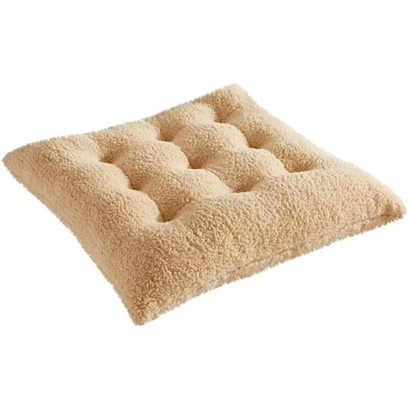 

wofedyo chair cushions super soft and comfortable plush chair cushion with fixed rope non slip winter warm seat cushion comfortable dining chair cushion suitable for home