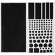 thumbnail image 1 of IDEANATEGRATE Pegatinas De Sombreado Autoadhesivas Negras Para Bloquear Luz LED En Routers Y TV, 1 of 6