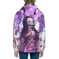 thumbnail image 6 of Demon Slayer Kamado Nezuko Kids' Hoodie 3D Print Sweatshirt Soft Pullover Hooded with Big Pockets Fans Gifts for Boys or Girls Small, 6 of 7