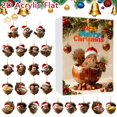 thumbnail image 1 of CJiaWei Animal Warm 2025 Animal 24 Piece Creature Advent Calendar (2D Flat), 1 of 5