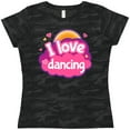 thumbnail image 3 of Inktastic I Love Dancing Dance Gift Women's T-Shirt, 3 of 5
