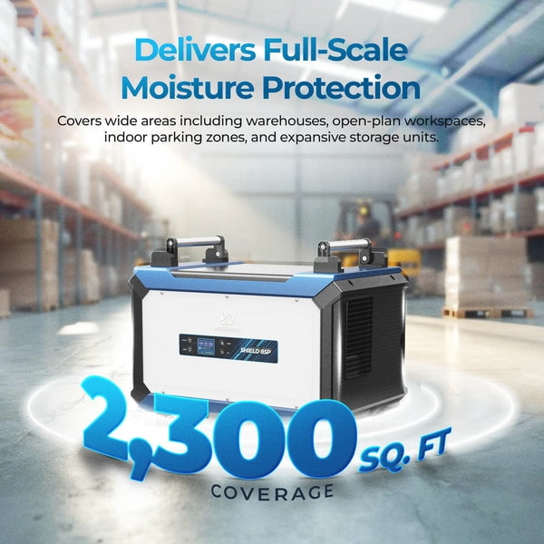 ARGENDON 180 Pints Commercial Dehumidifier with Pump for Crawl Space, Industry Water Damage Unit for up to 2,300 sq ft Large Space, Job Sites, Basement, Auto Defrost, 5 Years Limited Warranty