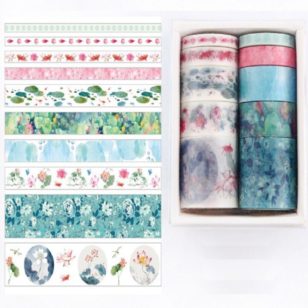 Washi Tape Bronzing Flower Scrapbooking Sticker Diary Album Stationary Decor DIY Washi Tape Bronzing Flower Scrapbooking Sticker Diary Album Stationary Decor DIY