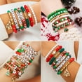 thumbnail image 4 of Halloween Polymer Clay Bead Craft Kit - 1480 Pcs DIY Jewelry Making Set with 10mm/6mm Clay Beads, Transparent Letter Beads & 5m Elastic String, 24-Grid Storage Box for Necklace, Bracelet, Keychain &, 4 of 6