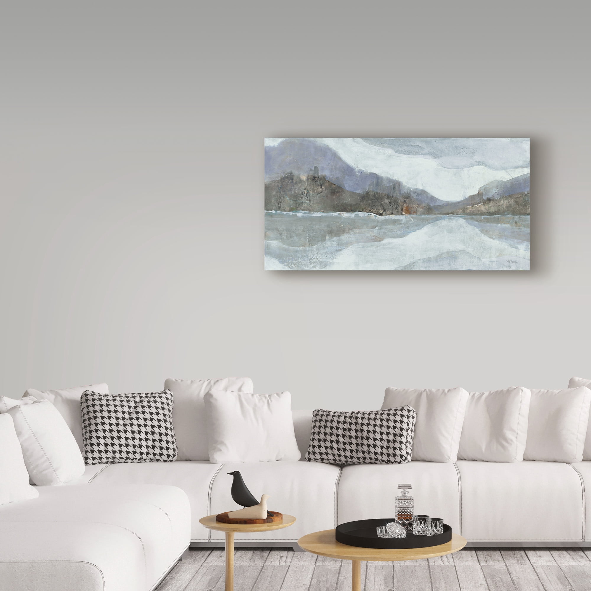 Trademark Fine Art 'Light Winter Landscape' Canvas Art by Albena Hristova