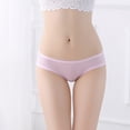 thumbnail image 3 of Women's Bikini Brief Underwear Pack Low Waist Sheer Mesh Cute Seamless Panties Saving on Clearance, 3 of 7