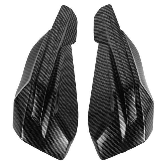 Raindrops 1 Pair Windproof Motorbike Handguards for Dirt Bikes Scooters Off Road Riding Handlebar Protection Universal Black Hand Guards