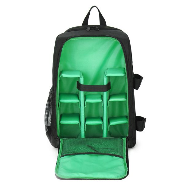 Bolsa Mochila impermeable para cámara DSLR con funda para lluvia, funda para portátil de 15,6 pulgadas (verde) Ndcxsfigh Para Estrenar