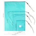 thumbnail image 5 of Sensethe Waterproof Nylon Drawstring Bags for Traveling (8pcs), 5 of 6