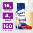 thumbnail image 4 of Ensure High Protein Nutrition Shake, Strawberry, 8 fl oz, 24 Count, 4 of 19