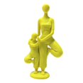 thumbnail image 3 of Conjunto de Yoga para padres e hijos, decoraciones de resina, modelo en miniatura, accesorios de fotografía, regalos de inauguración de la casa y fiesta de cumpleaños, 3 of 5
