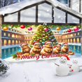 thumbnail image 2 of 480*210 Cm Pancarta Para Puerta De Garaje Exterior Gran Decoración Navideña Cubierta Decorativa Para Puerta Fiestas Puerta De Garaje Exterior Casa Pared Aa, 2 of 4