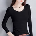 thumbnail image 4 of MRMT 2024 Brand New Women's T-shirt Long Sleeve Women T shirt Woman T-shirts For Female Slim Bottoming Tshirt Tops Tees, 4 of 5