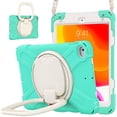 thumbnail image 1 of Funda a juego para iPad Mini 4/5 con correa para el hombro, soporte de anilla ajustable grande, portalápices y protección contra golpes., 1 of 5