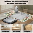 thumbnail image 6 of ZIATUBLES Vintage Hummingbird Flower Print Foldable Ironing Mat for Table Top, Multifunctional Ironing Blanket Portable Ironing Board Alternative for Travel, 31.5" x 19.6", 6 of 7