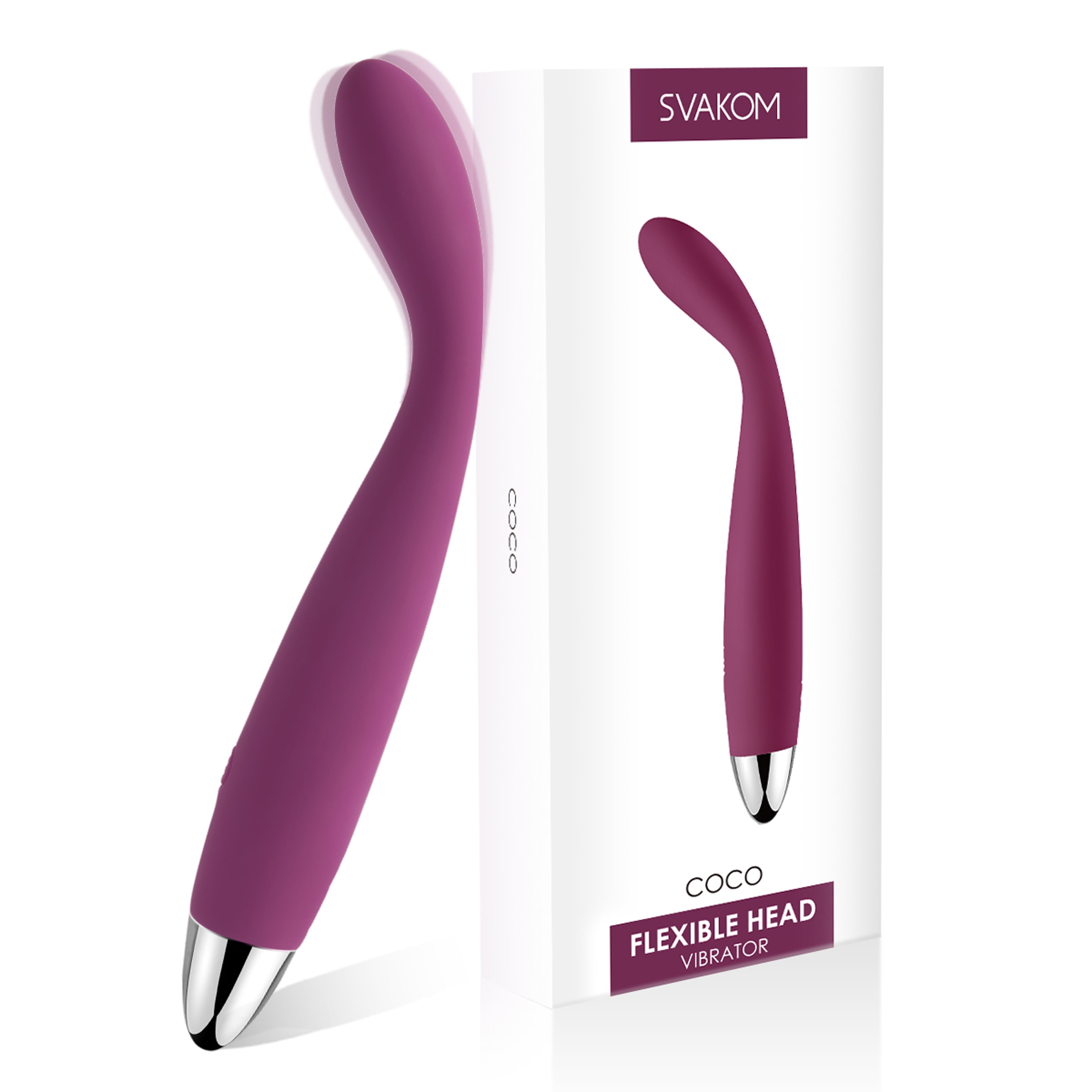 SVAKOM Coco G-Spot Clitoral Vibrator, Wand Vibrators and Adult Sex Toys, Vibrator for Women pic picture