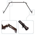 thumbnail image 5 of InStyleDesign  13/16" Bay Window Curtain Rod - 20-36 inches, 38-72 inches Black Black Finish, 5 of 5