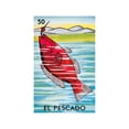 thumbnail image 2 of Playera De El Pescado De La Loteria Mexicana Color Negro Talla Mediana Marca Emil SaEs, 2 of 4