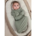 thumbnail image 4 of Gerber Baby Neutral Long Sleeve Gowns, 3-Pack, Sizes Newborn - 0/3 Months, 4 of 15