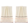 thumbnail image 1 of Toallas de mano de algodón, toalla de mano suave y absorbente para baño, hotel, spa, gimnasio, juego de 2, 33*73 cm, 1 of 5