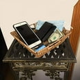 thumbnail image 2 of Trademark Innovations Set of 3 Square Wicker Look Baskets With Built In Handles, 2 of 3