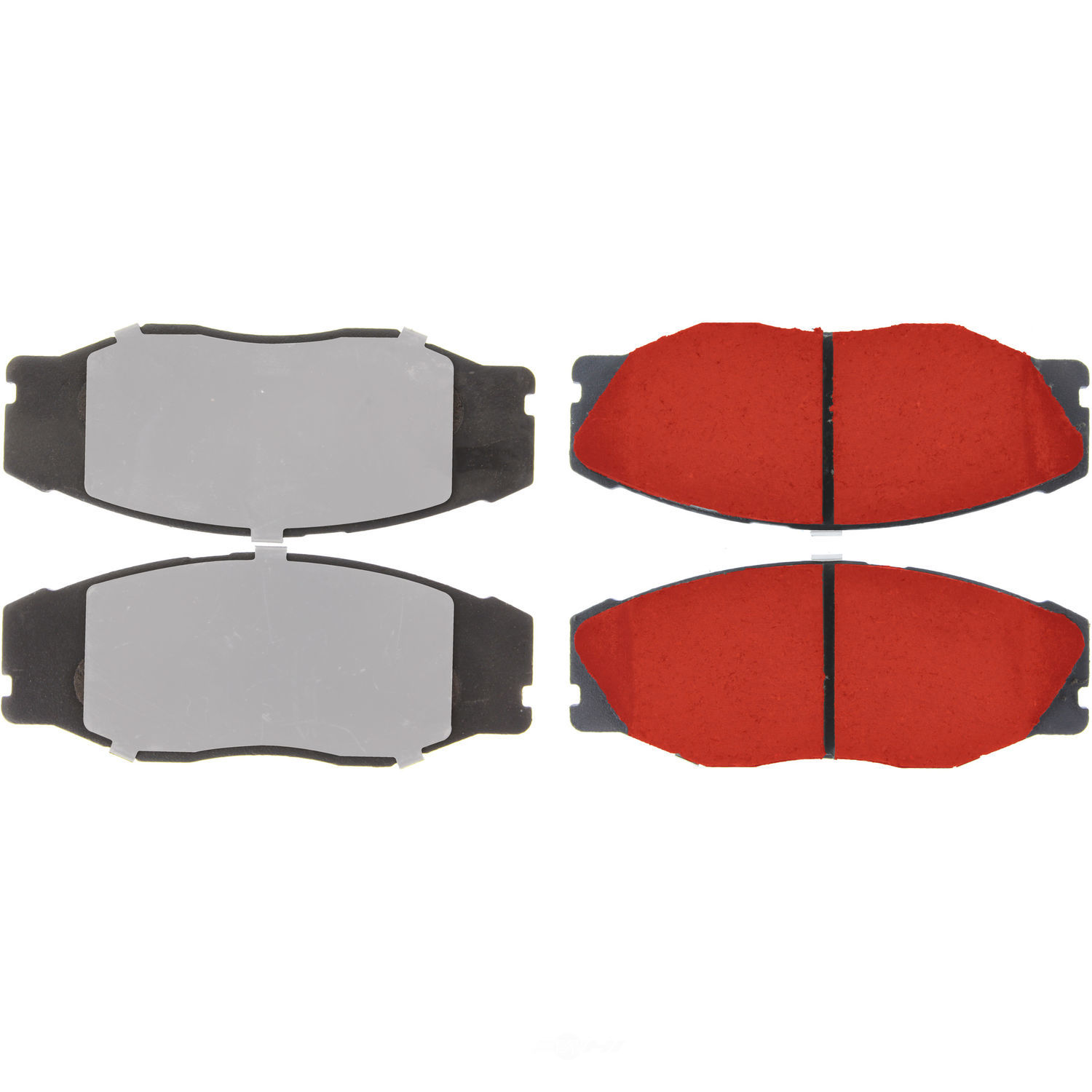 Centric Parts 500.06040 PQ PRO Disc Brake Pads with Hardware, multi-layer mechanically-attached