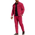 thumbnail image 2 of Casual Pants Set for Autumn and Winter Autumn and Winter Clothing Suits Man Clothing Hip Hop Sportswear Long Sleeve Hoodie and Joggers 2-Piece, 2 of 4
