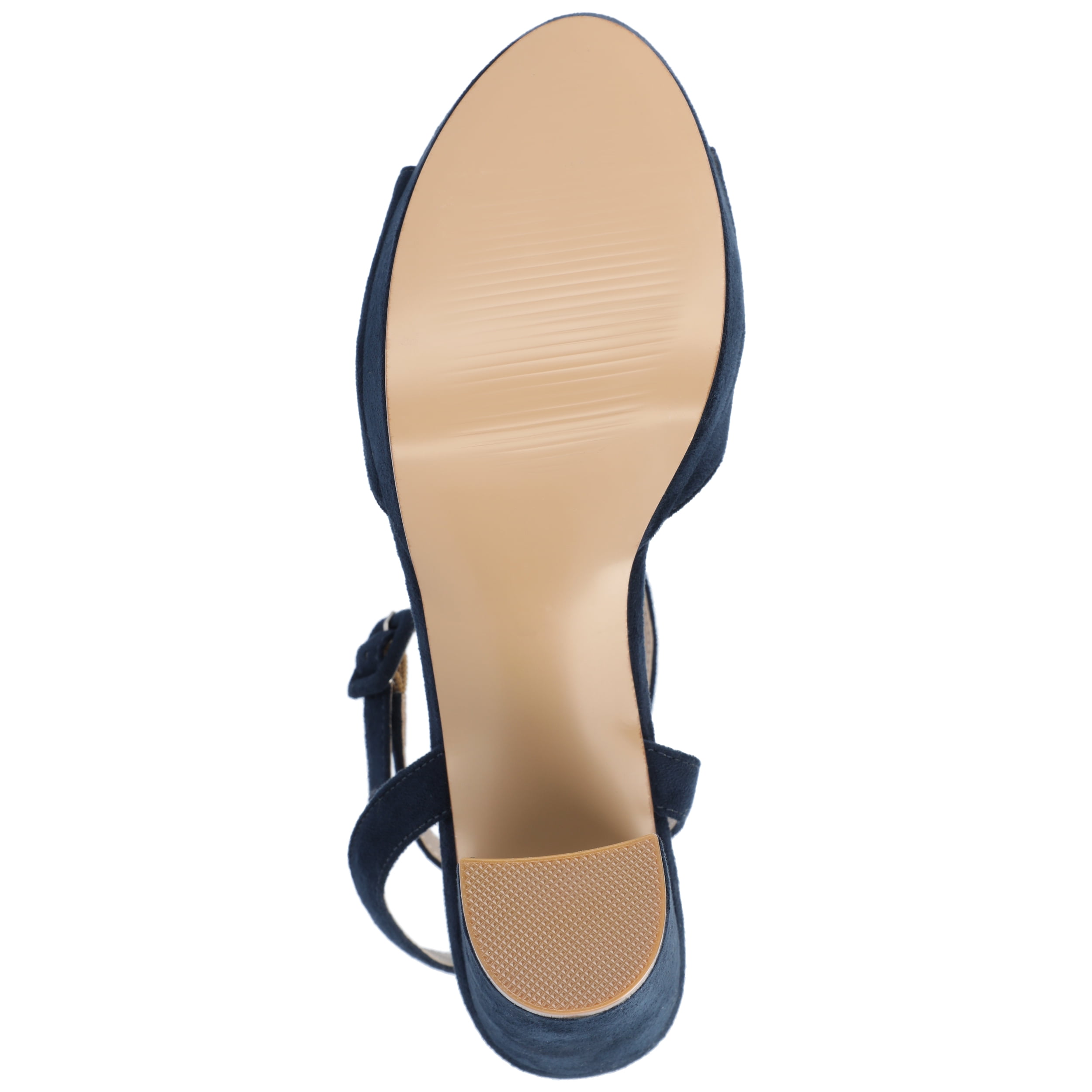 Journee Womens Nairri Vegan Leather Platform Heel Dress Sandals, Widths Available