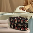 thumbnail image 2 of HELLHERO Skull and Rose Pattern Portable Steam Iron Bag (11.8x6.69x5.5 In) Polyester, Case Only, 2 of 6
