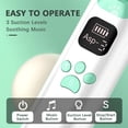 thumbnail image 6 of Nasal Aspirator for Baby, Electric Nose Suction for Toddler, with 3 Silicone Tips, Pause, Music and Light Soothing Function for Infant and Toddlers with 2 Silicone Tips and Music, 6 of 8