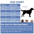 thumbnail image 2 of Paw Legend 5Pack Washable Dog Wraps for Male Dogs, Reusable Puppy & Doggie Diapers Male, Leak Proof|Ultra Absorbent Belly Bands Diapers for Dogs,XS, 2 of 7