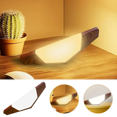 

Isvgxsz New Product Explosion Clearance 2024 Necessary Household Tools Small Night Light Led Wooden Seesaw Light Household Bedroom Bedside Light Intelligent Eye Protection Dimming Gravity Sensing