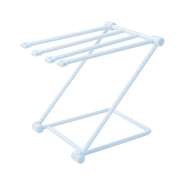Soporte para paños para lavavajillas, estante de exhibición plegable, almacenamiento multifuncional para lazos para el cabello, estante de exhibición vertical, soporte de almacenamiento