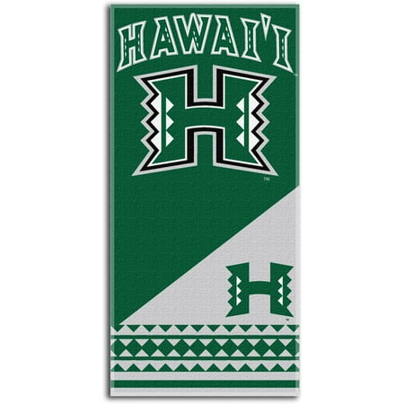 NCAA Hawaii Rainbow Warriors Home Beach Towel, 28 x 58-Inch