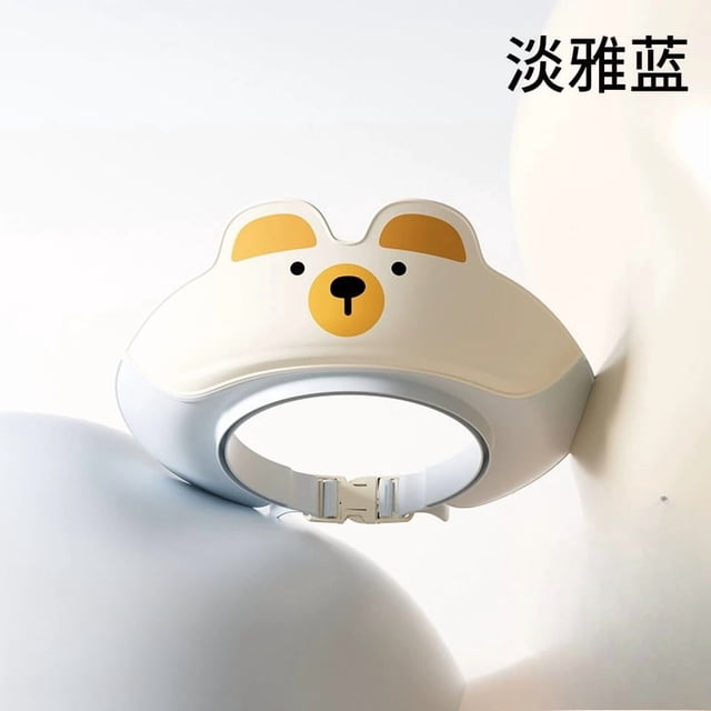 Adjustable Children Shampoo Cap Dinosaur Baby Shower Cap Cartoon Bath Visor Infant Hair Shield Ear Protection Waterproof