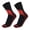 Red, variant on Waterproof Mid-Calf Hiking Socks - Durable Nylon Outdoor Socks for Camping, Trekking & Hiking, Moisture-Wicking Non-Slip Socks for Men & Women