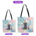 thumbnail image 5 of Happy Birthday Cute Puppy Cane Corso with Cake Gifts Party Hat All Over Print 3D Canvas Tote Bag Italian Mastiff Dog Lover Gifts Idea Reusable Handbag - 00029, 5 of 5