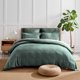 thumbnail image 3 of Levtex Home - 100 % lino - Funda de almohada tamaño King - Lino lavado en verde bosque - Tamaño de la funda (36 x 20 pulgadas), 3 of 3