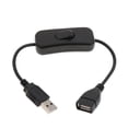 thumbnail image 2 of Cable USB De 2 Piezas Y Interruptor De Encendido / Apagado Del Control De Alimentación Para Luces / Ventiladores USB Yotijar Cable USB con interruptor de encendido, 2 of 9