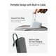 thumbnail image 5 of Power Bank CUKTECH 20000 mAh 45 W con cable USB-C para iPhone, color gris, 5 of 9