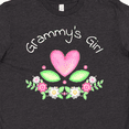 thumbnail image 4 of Inktastic Grammy's Girl- heart flowers Youth T-Shirt, 4 of 5