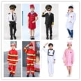 thumbnail image 1 of Experiencia profesional en jardín de infantes Juego de roles Disfraz para niños Disfraz de policía Disfraz de médico Capitán de bomberos Capitán astronauta, 1 of 1