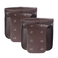 thumbnail image 4 of Waterproof Motorcycle Saddlebag PU Leather Side Storage Bag with Quick Release Buckle General Fitting For Long Rides, 4 of 9