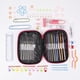 thumbnail image 2 of Juego de ganchos de ganchillo agujas de tejer largas ergonómico colorido portátil con bolsa de almacenamiento para manualidades y sombrero ANGGREK Otros, 2 of 7