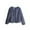 Navy, variant on Womens Cropped Coats Long Sleeve Crewneck Open Front Parka Shaggy Fuzzy Faux Fur Coat Jacket Winter Warm Outwear(Navy,S)