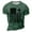 Army Green, variant on Men's Independence Day Tops Fashion USA Flag Retro Lightweight T-Shirt Casual Short Sleeve Round Neck Patriotic T-Shirt Army Green XXL